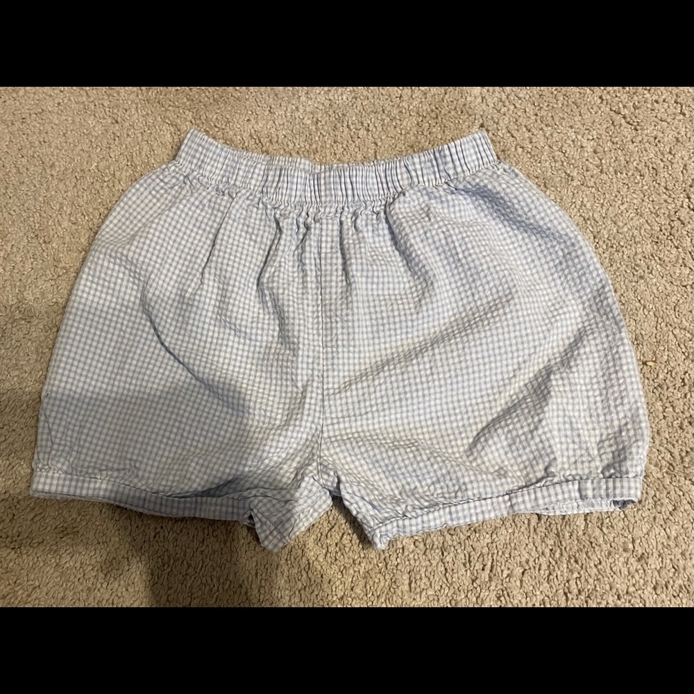 Little English Checkered Boys shorts 3T